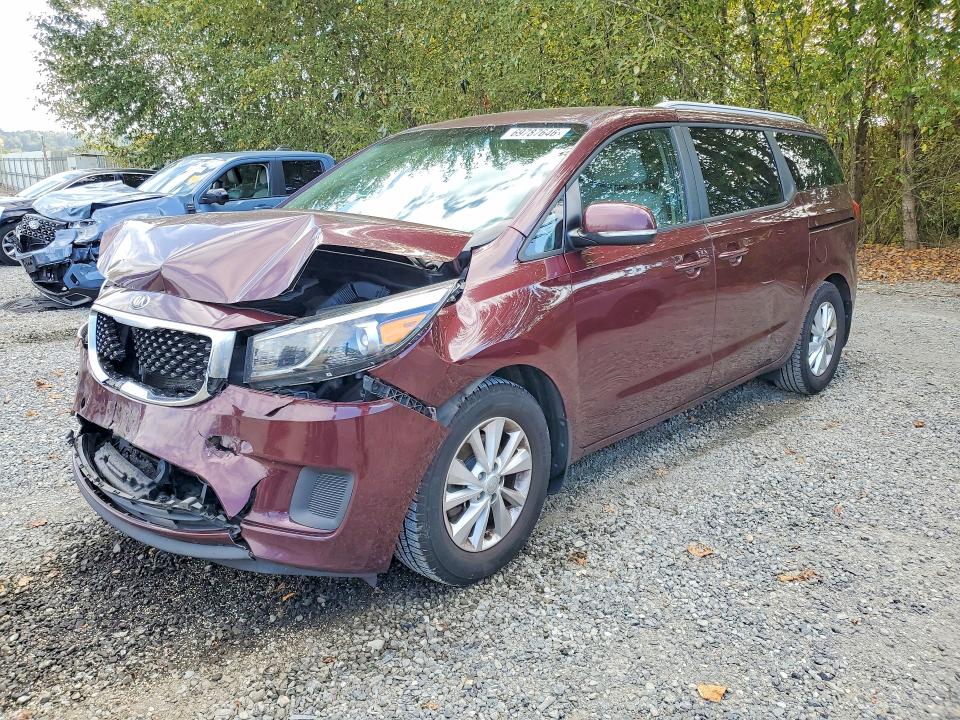 2016 Kia Sedona მანქანა იყიდება აუქციონზე, vin: KNDMB5C14G6200156, აუქციონის ნომერი: 69787646