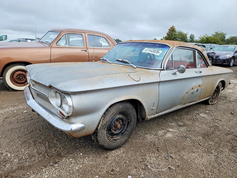 1962 Chevrolet Corvair Monza Coupe მანქანა იყიდება აუქციონზე, vin: 20927W235945, აუქციონის ნომერი: 67443026
