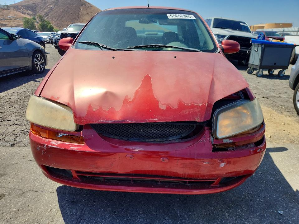 Продажа на аукционе авто 2005 Chevrolet Aveo, vin: KL1TD52655B328999, номер лота: 65663986