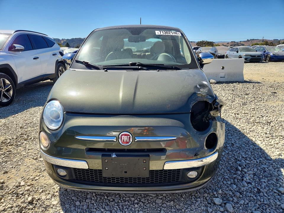 2013 Fiat 500 მანქანა იყიდება აუქციონზე, vin: 3C3CFFCR1DT639297, აუქციონის ნომერი: 71302146