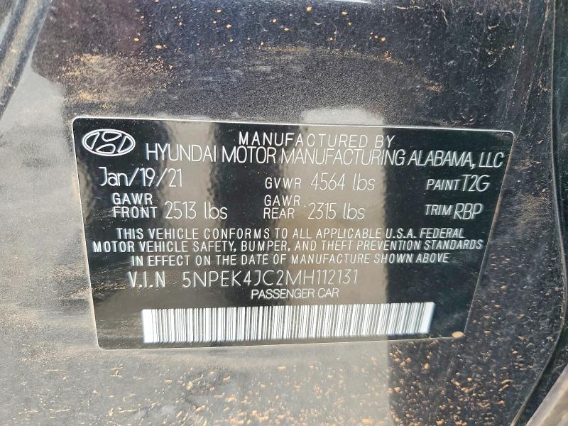 Продажа на аукционе авто 2021 Hyundai Sonata, vin: 5NPEK4JC2MH112131, номер лота: 70700996