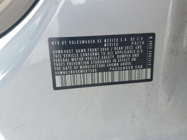 69214526 :رقم المزاد ، 3VWN57BU5KM097385 vin ، 2019 Volkswagen Jetta مزاد بيع