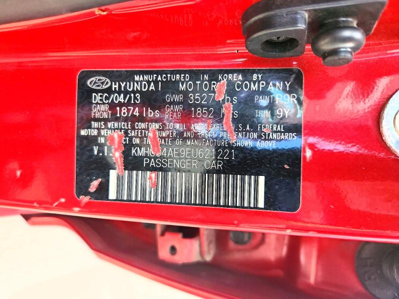 Aukcja sprzedaży 2014 Hyundai Accent, vin: KMHCU4AE9EU621221, numer aukcji: 70606556