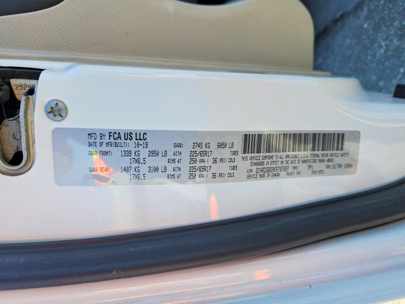 Aukcja sprzedaży 2019 Dodge Grand Caravan, vin: 2C4RDGBG9KR787697, numer aukcji: 68644456