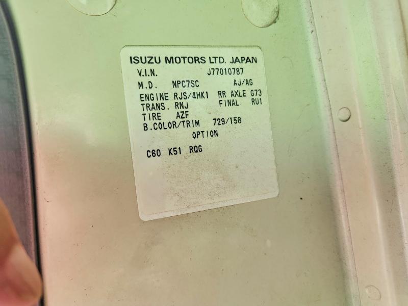 Aukcja sprzedaży 2007 Isuzu Npr, vin: JALC4B16477010787, numer aukcji: 69977836