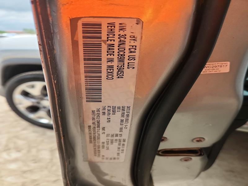 Продажа на аукционе авто 2021 Jeep Compass, vin: 3C4NJDCB9MT594524, номер лота: 71026806