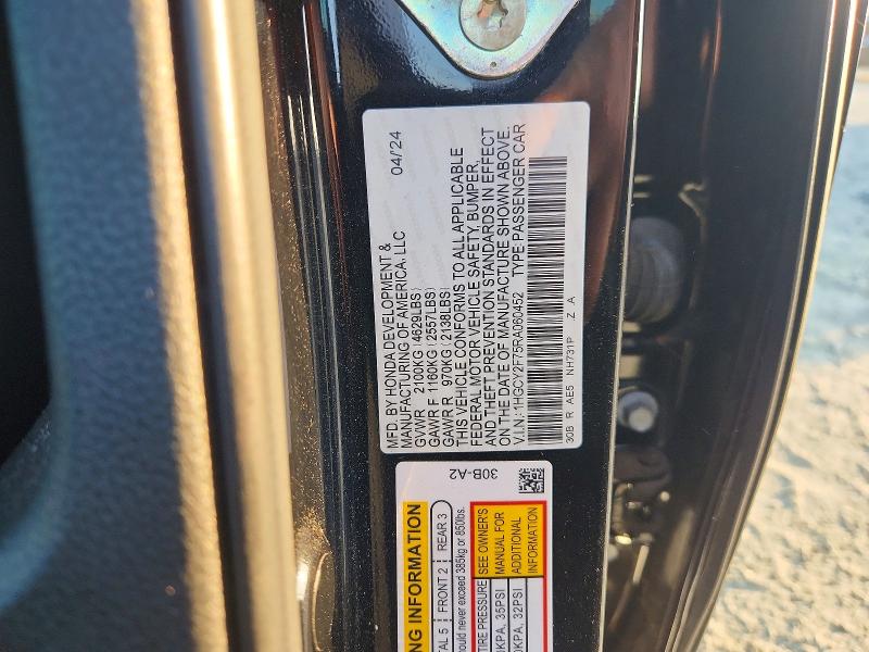 Aukcja sprzedaży 2024 Honda Accord, vin: 1HGCY2F75RA060452, numer aukcji: 69681806