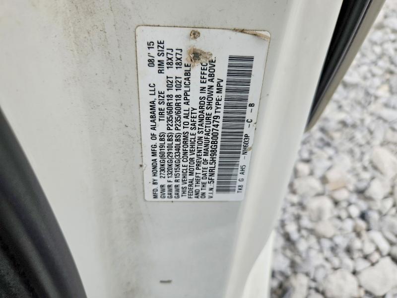 Aukcja sprzedaży 2016 Honda Odyssey To, vin: 5FNRL5H98GB007479, numer aukcji: 68948886