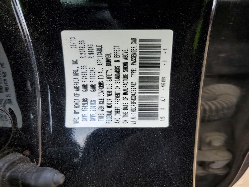 2013 Honda Accord მანქანა იყიდება აუქციონზე, vin: 1HGCR3F8XDA036782, აუქციონის ნომერი: 67498366