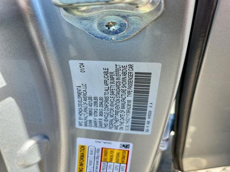 68835036 :رقم المزاد ، 1HGCY1F39RA038168 vin ، 2024 Honda Accord مزاد بيع