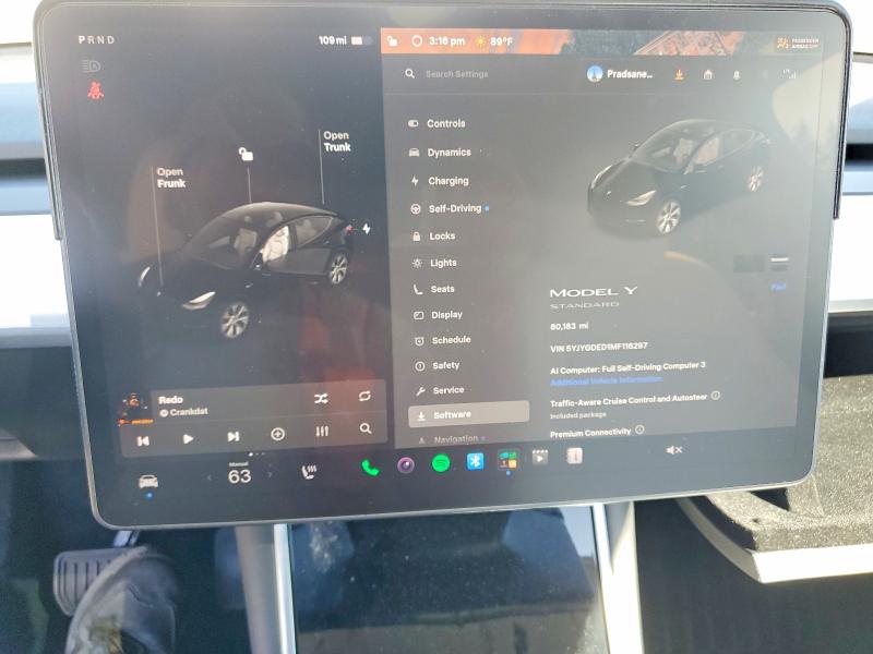Aukcja sprzedaży 2021 Tesla Model Y, vin: 5YJYGDED1MF116297, numer aukcji: 68375226