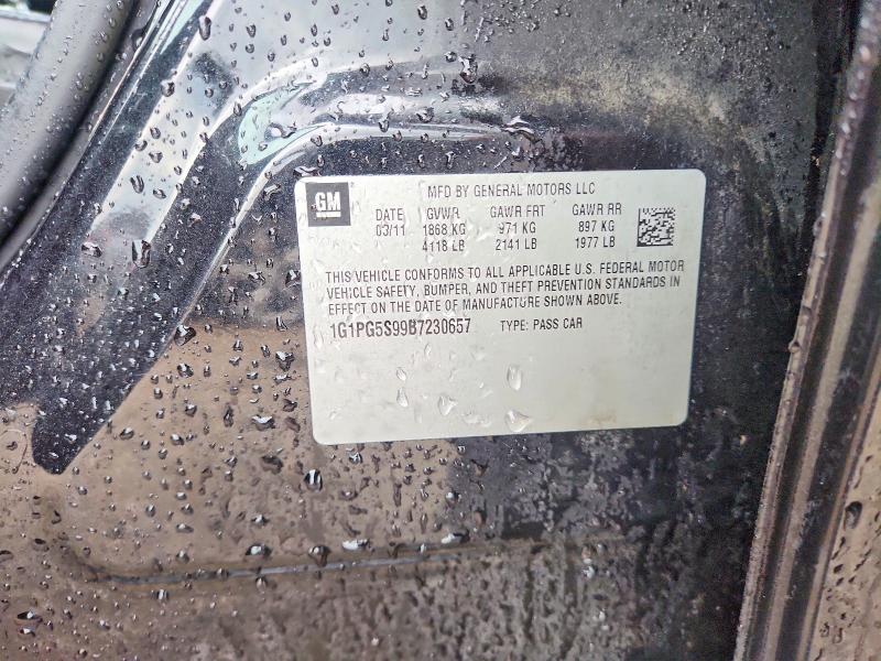 Продажа на аукционе авто 2011 Chevrolet Cruze, vin: 1G1PG5S99B7230657, номер лота: 68843876