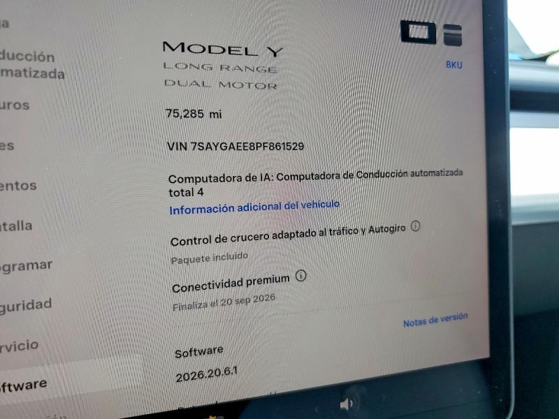 67796556 :رقم المزاد ، 7SAYGAEE8PF861529 vin ، 2023 Tesla Model Y مزاد بيع