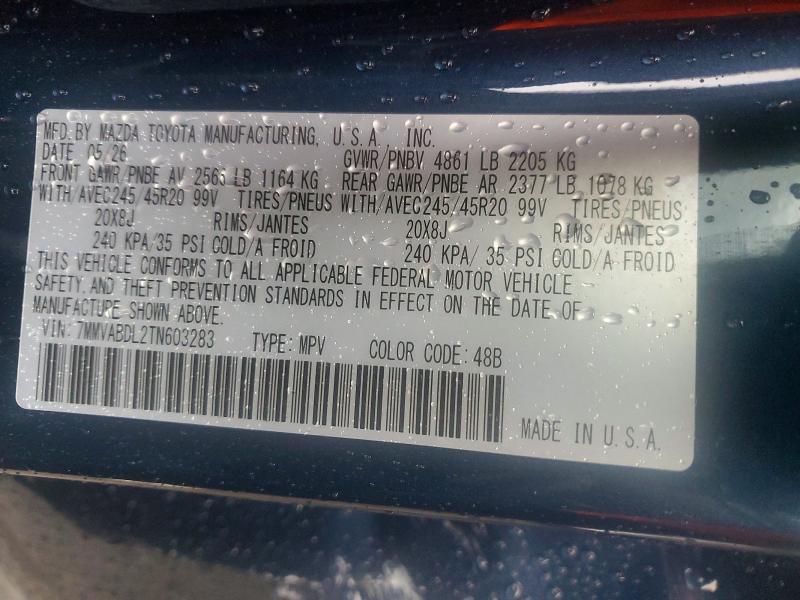 Продажа на аукционе авто 2026 Mazda Cx-50, vin: 7MMVABDL2TN603283, номер лота: 70824396