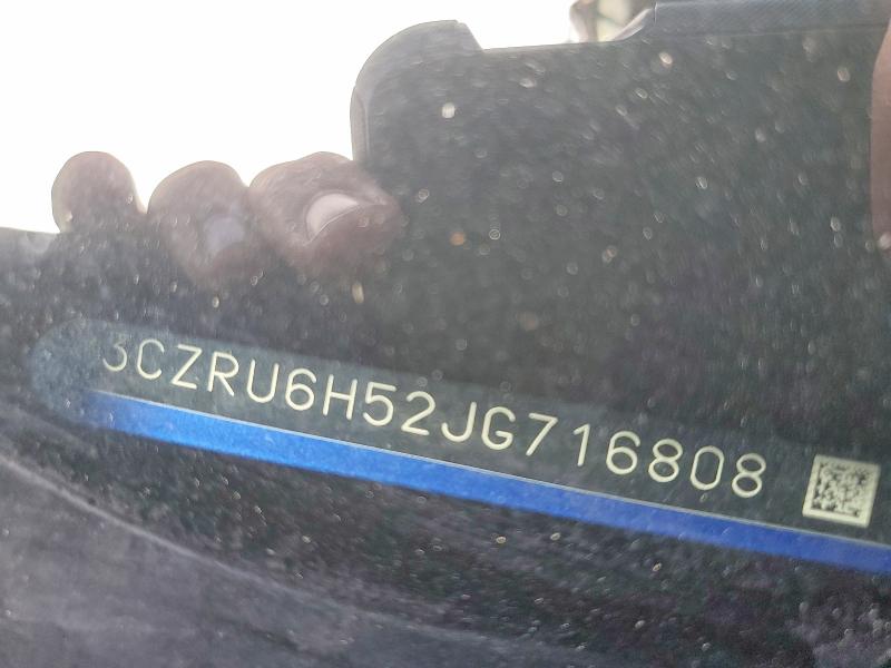 2018 Honda Hr-v მანქანა იყიდება აუქციონზე, vin: 3CZRU6H52JG716808, აუქციონის ნომერი: 70145966