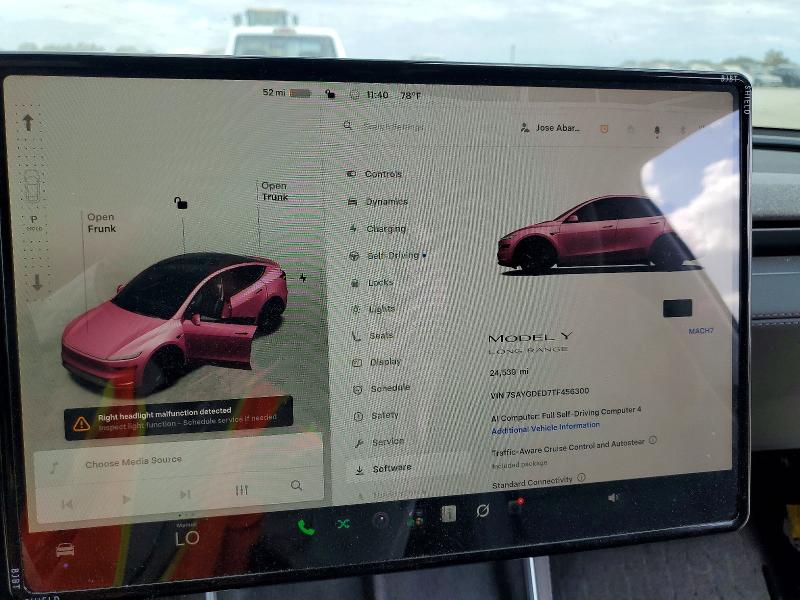 Aukcja sprzedaży 2026 Tesla Model Y, vin: 7SAYGDED7TF456300, numer aukcji: 69183576