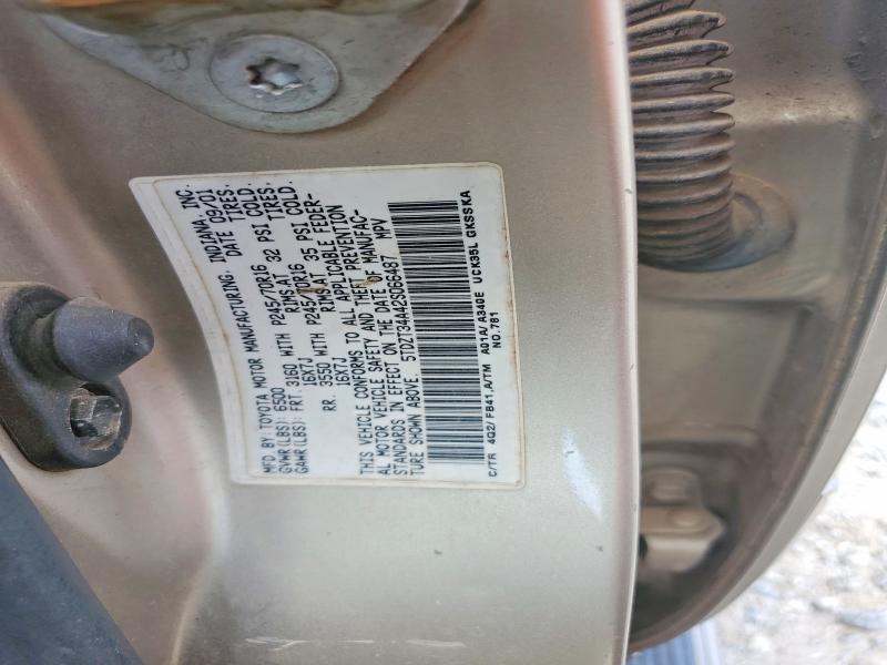 Продажа на аукционе авто 2002 Toyota Sequoia, vin: 5TDZT34A42S066487, номер лота: 68371496