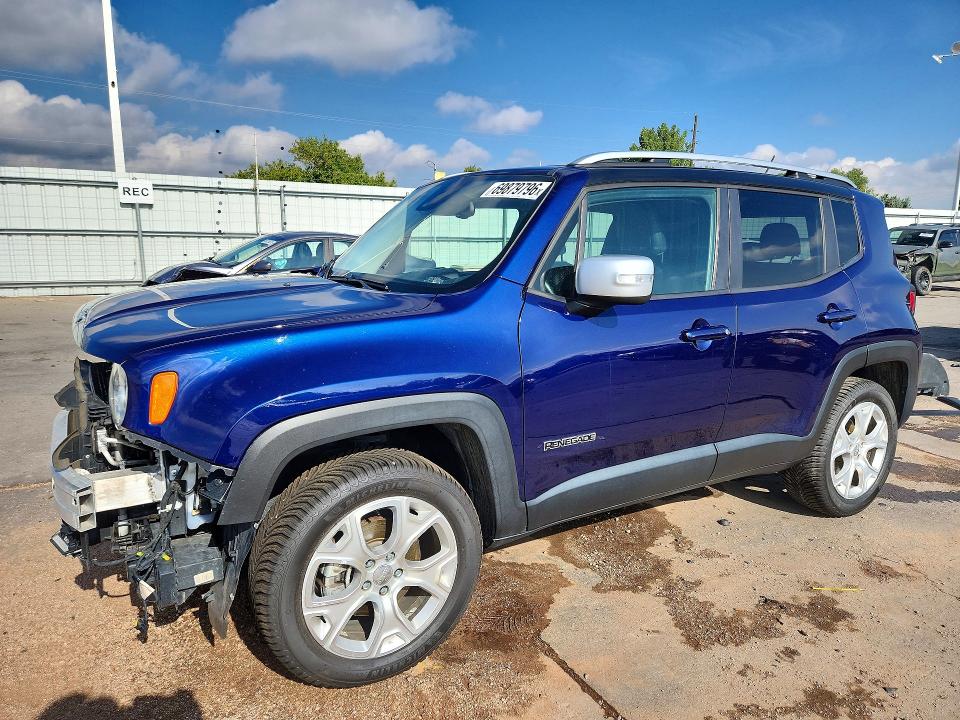 69879796 :رقم المزاد ، ZACCJBDTXGPD25785 vin ، 2016 Jeep Renegade مزاد بيع