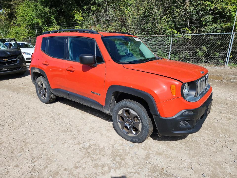 Продажа на аукционе авто 2016 Jeep Renegade, vin: ZACCJBAT2GPD60289, номер лота: 69771956
