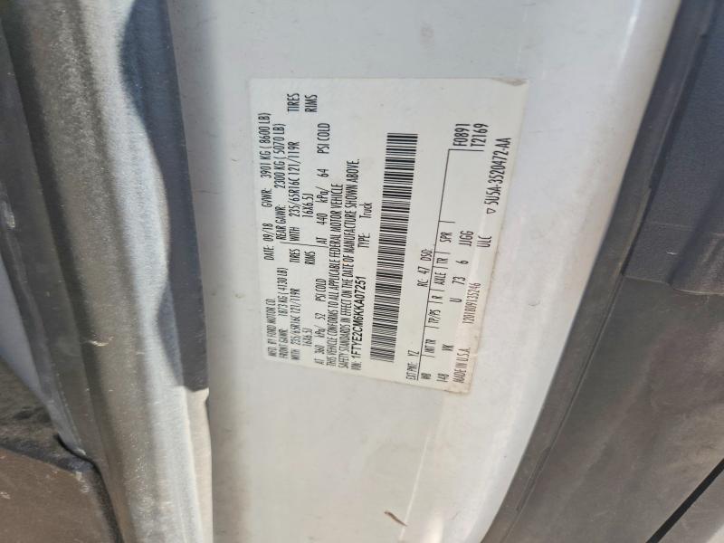 Продаж на аукціоні авто 2019 Ford Transit, vin: 1FTYE2CM6KKA07251, номер лоту: 69800176