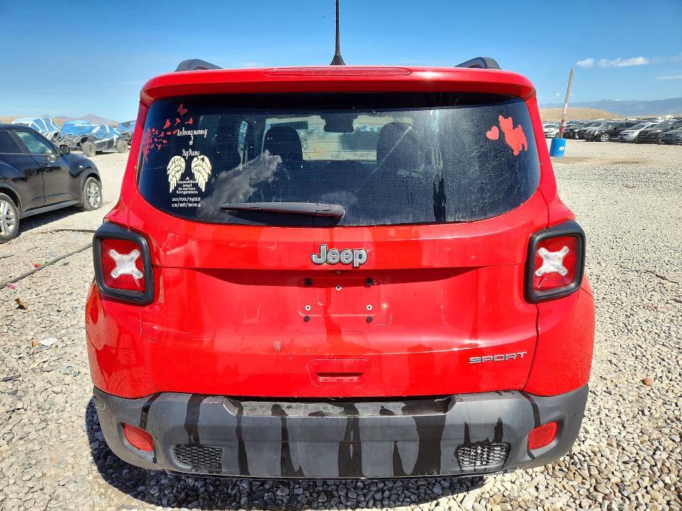 68594106 :رقم المزاد ، ZACCJAAB2JPG69947 vin ، 2018 Jeep Renegade مزاد بيع