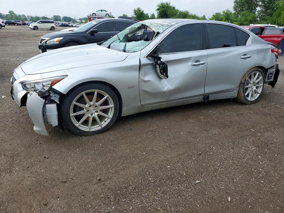 2017 Infiniti Q50 მანქანა იყიდება აუქციონზე, vin: JN1EV7AR0HM841059, აუქციონის ნომერი: 67067696