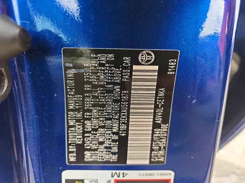 Продажа на аукционе авто 2010 Toyota Camry, vin: 4T1BF3EKXAU561878, номер лота: 70987436