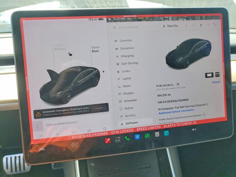 Aukcja sprzedaży 2020 Tesla Model 3, vin: 5YJ3E1EA5LF629989, numer aukcji: 68951296