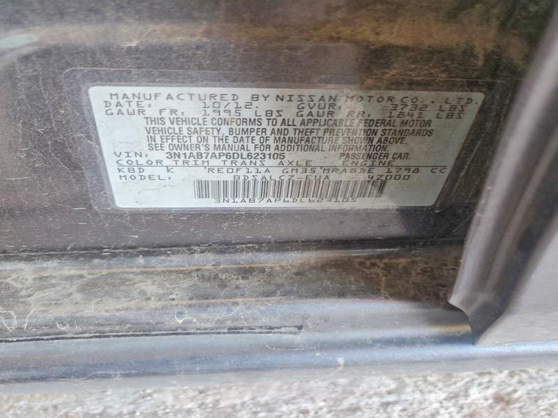 Aukcja sprzedaży 2013 Nissan Sentra, vin: 3N1AB7AP6DL623105, numer aukcji: 67292966