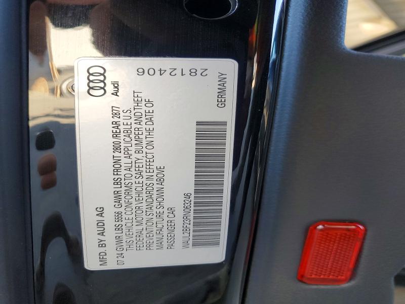 Продажа на аукционе авто 2024 Audi A6, vin: WAUL2BF23RN063246, номер лота: 70746816