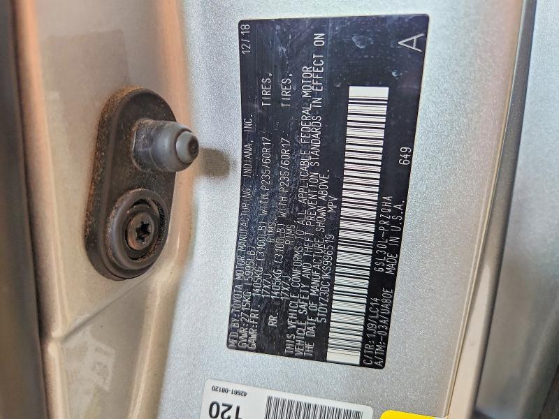 Aukcja sprzedaży 2019 Toyota Sienna, vin: 5TDYZ3DC1KS996519, numer aukcji: 66860976