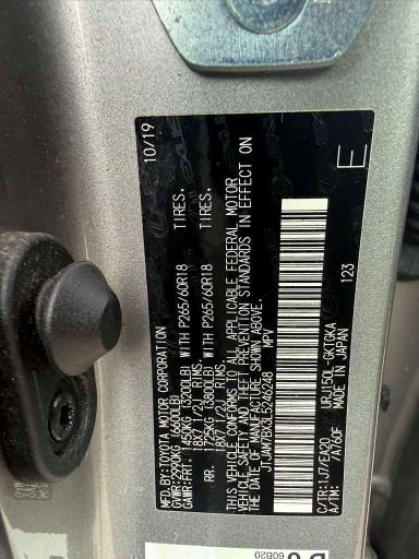 67997636 :رقم المزاد ، JTJAM7BX3L5246248 vin ، 2020 Lexus Gx مزاد بيع