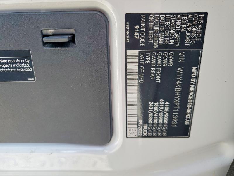 Продаж на аукціоні авто 2023 Mercedes-benz Sprinter, vin: W1Y4KBHYXPT113931, номер лоту: 69979926
