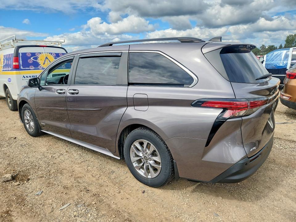 2021 Toyota Sienna მანქანა იყიდება აუქციონზე, vin: 5TDYSKFC9MS040283, აუქციონის ნომერი: 69456266