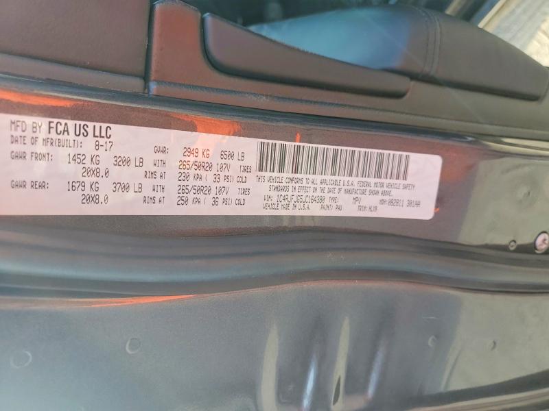 Продажа на аукционе авто 2018 Jeep Grand Cherokee, vin: 1C4RJFJG5JC164380, номер лота: 70696536