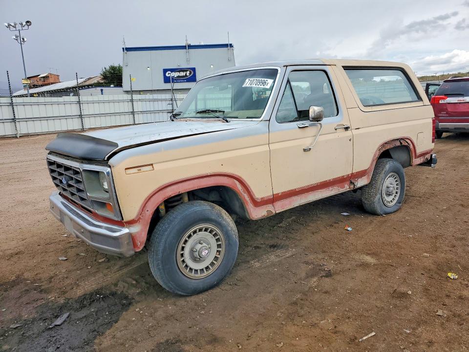 71070996 :رقم المزاد ، 1FMDU15N7FLA91240 vin ، 1985 Ford Bronco مزاد بيع