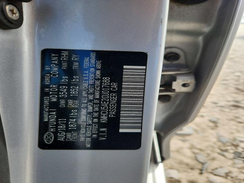 Продажа на аукционе авто 2012 Hyundai Accent, vin: KMHCU5AE2CU017688, номер лота: 69233016