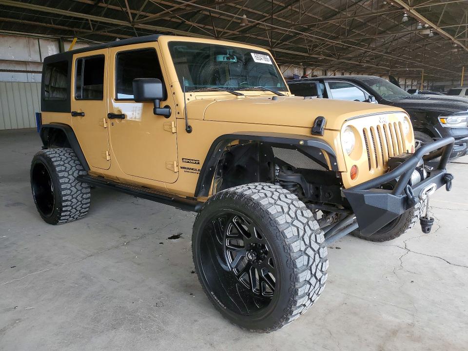 2013 Jeep Wrangler Unlimited მანქანა იყიდება აუქციონზე, vin: 1C4BJWDG6DL674514, აუქციონის ნომერი: 69341866