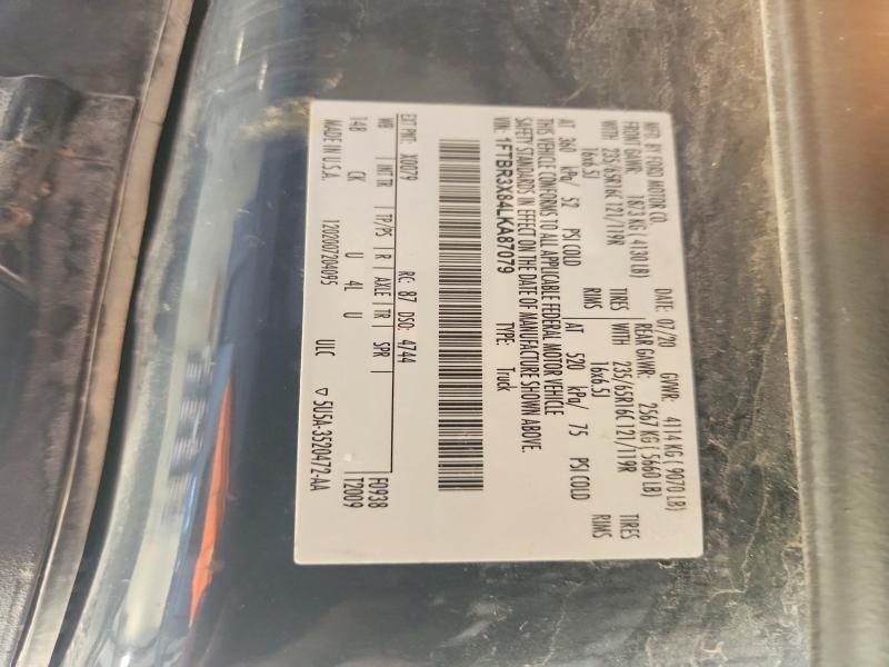 Продаж на аукціоні авто 2020 Ford Transit, vin: 1FTBR3X84LKA87079, номер лоту: 65958356