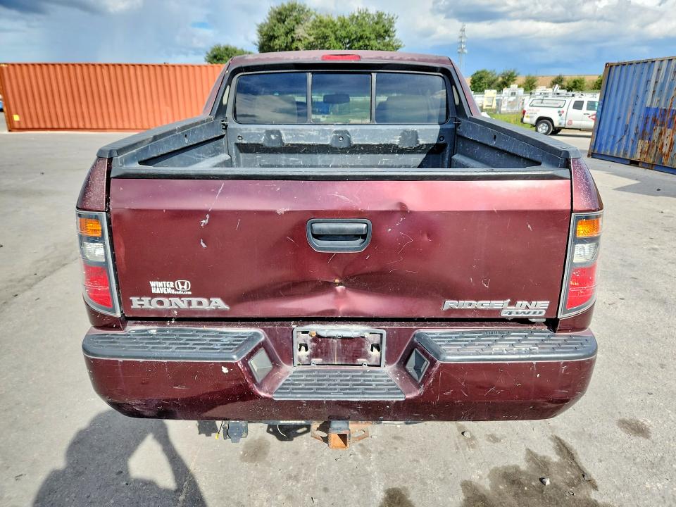 2008 Honda Ridgeline მანქანა იყიდება აუქციონზე, vin: 2HJYK16258H509614, აუქციონის ნომერი: 71170526