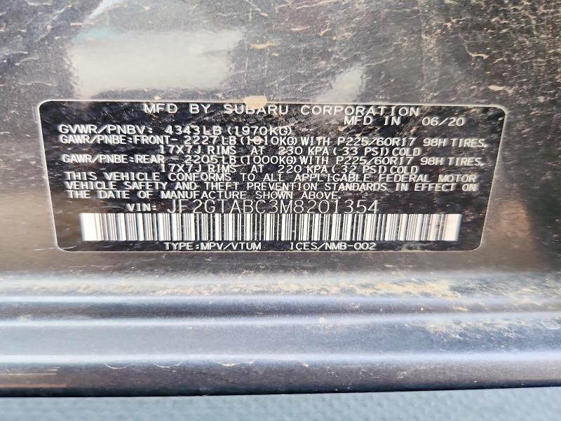 Продажа на аукционе авто 2021 Subaru Crosstrek, vin: JF2GTABC3M8201354, номер лота: 69909596