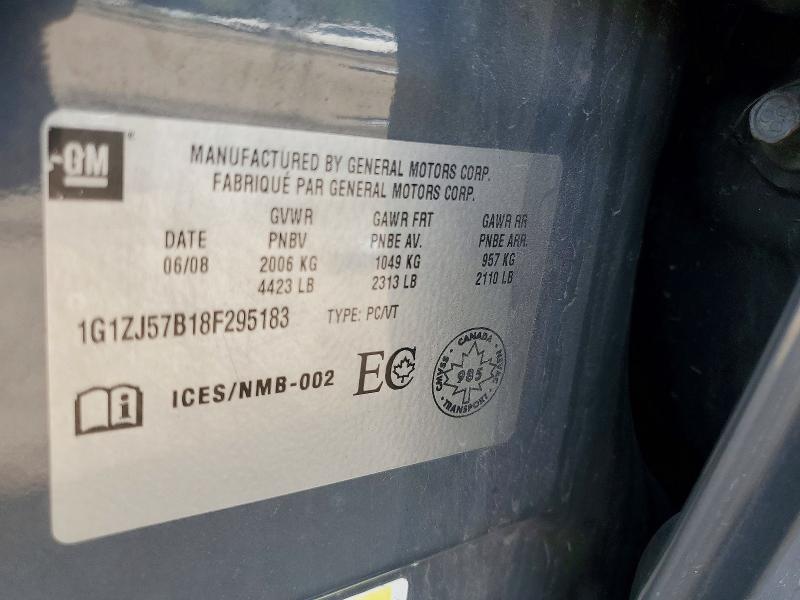 Aukcja sprzedaży 2008 Chevrolet Malibu, vin: 1G1ZJ57B18F295183, numer aukcji: 67263226