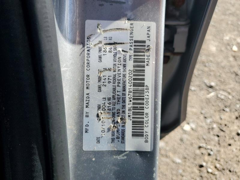 Продаж на аукціоні авто 2011 Mazda 3, vin: JM1BL1W67B1400202, номер лоту: 68680266