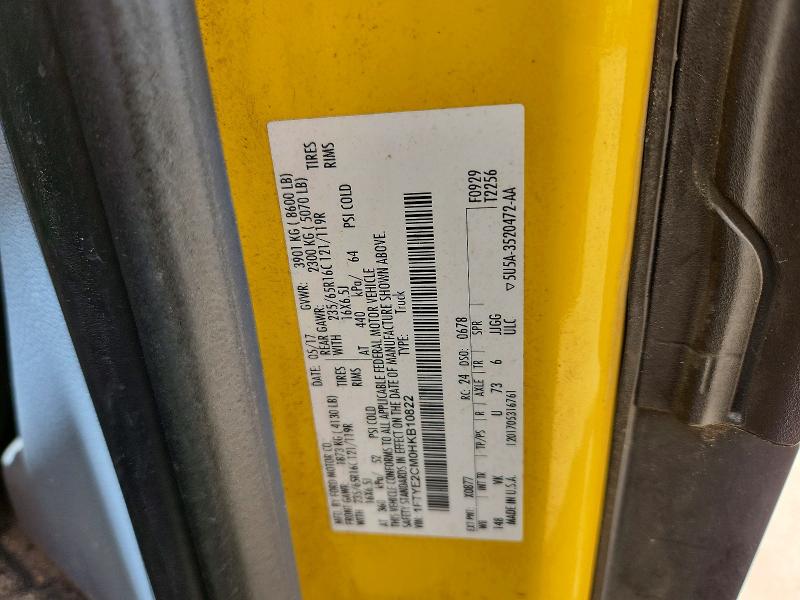 Продаж на аукціоні авто 2017 Ford Transit, vin: 1FTYE2CM0HKB10822, номер лоту: 67848896