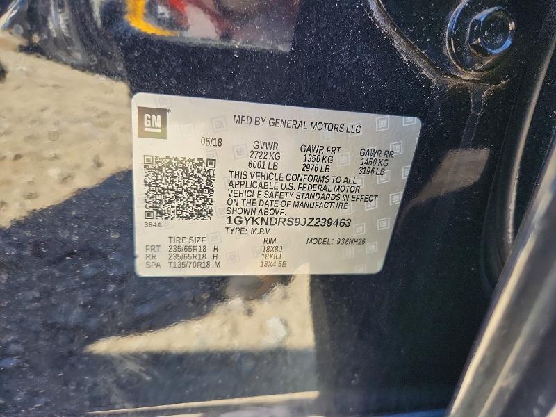 Auction sale of the 2018 Cadillac Xt5, vin: 1GYKNDRS9JZ239463        , lot number: 69106946