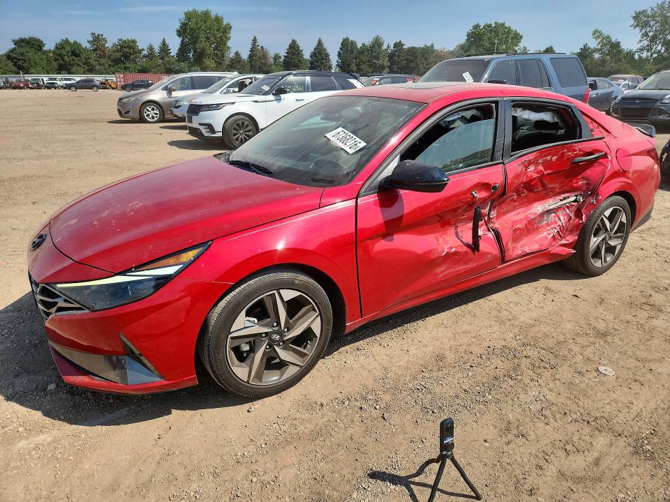 2023 Hyundai Elantra მანქანა იყიდება აუქციონზე, vin: 5NPLP4AG3PH114020, აუქციონის ნომერი: 67368216