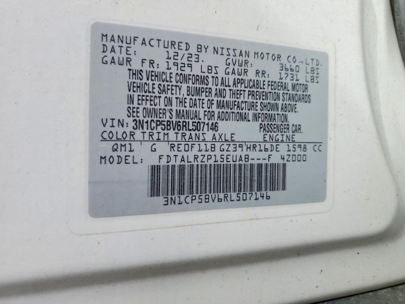 Aukcja sprzedaży 2024 Nissan Kicks, vin: 3N1CP5BV6RL507146, numer aukcji: 69771786