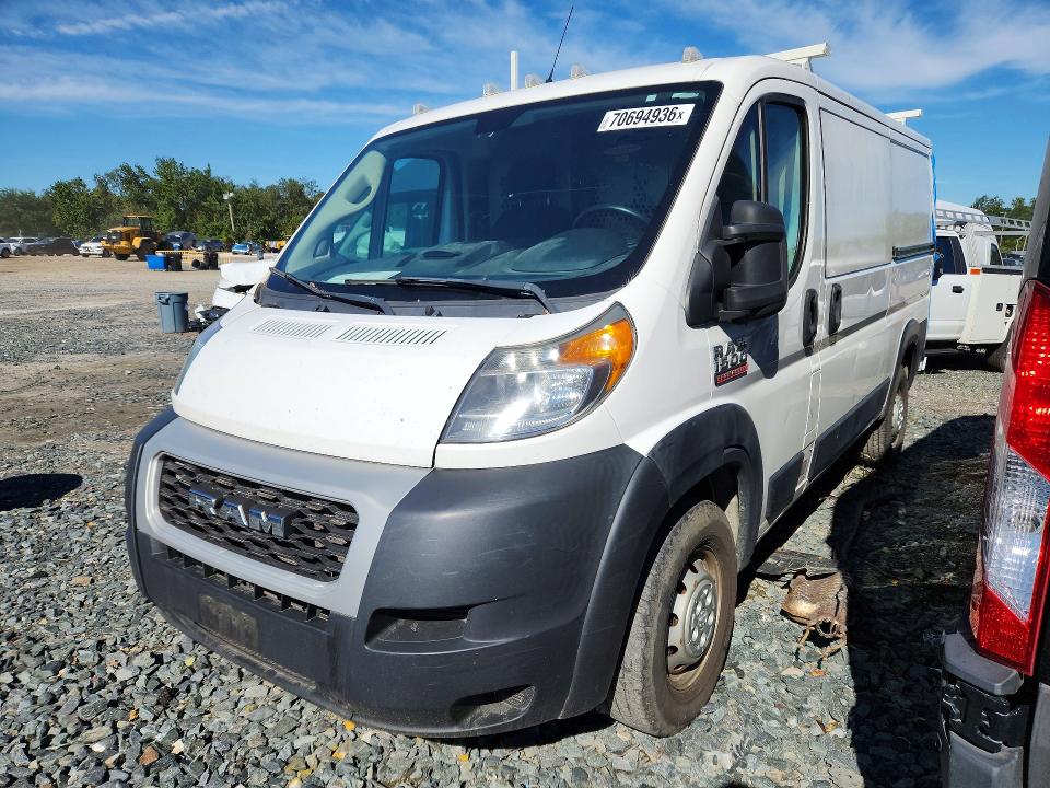 Продаж на аукціоні авто 2019 Ram Promaster 1500, vin: 3C6TRVAG1KE500861, номер лоту: 70694936