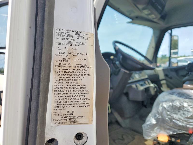 2008 Freightliner M2 მანქანა იყიდება აუქციონზე, vin: 1FVHC7CV68HZ89384, აუქციონის ნომერი: 60081826