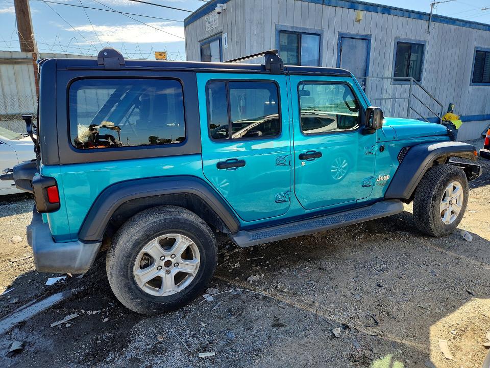 68081476 :رقم المزاد ، 1C4HJXDG2LW110582 vin ، 2020 Jeep Wrangler Unlimited مزاد بيع